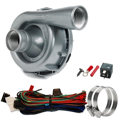 Elektrische Wasserpumpe EWP150 12V Aluminium Pumpe speziell für den Einsatz mit Salzwasser geeignet