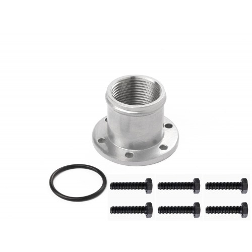 Anschluss gerade für Elektrische WP Aluminium 38mm für EWP 80 + 130 Davies Craig