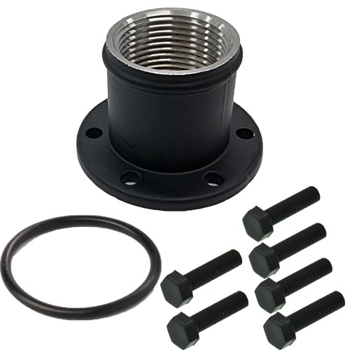 Anschluss gerade für Elektrische WP Aluminium 38mm für EWP 80 / 90 + 130 Davies Craig