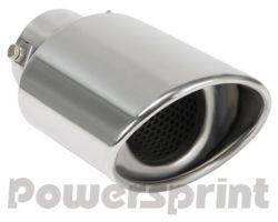 Powersprint Universal Edelstahl Endrohr schräg geschnitten - eingerollt