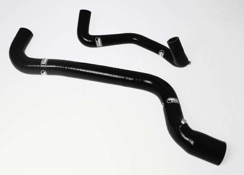 Samco Renault 5 GT Turbo Phase 1 + 2 Models 1985-1991 2-teiliges Kühlwasser-Schlauchkit schwarz