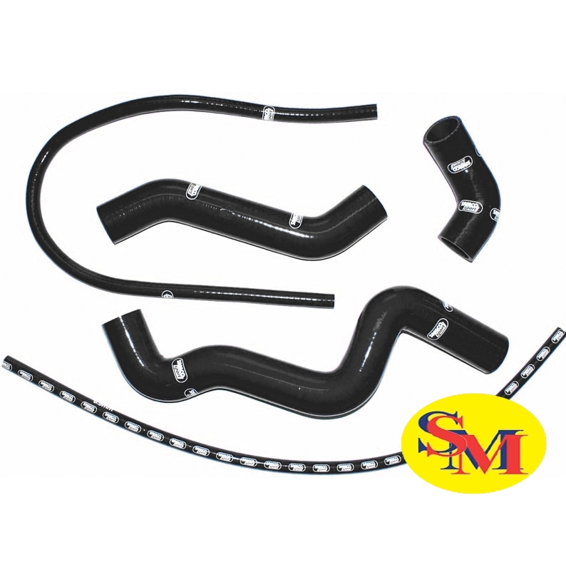 Samco Alfa Romeo 164 Super 3.0L V6 24v 5-teiliges Kühlwasser-Schlauchkit schwarz