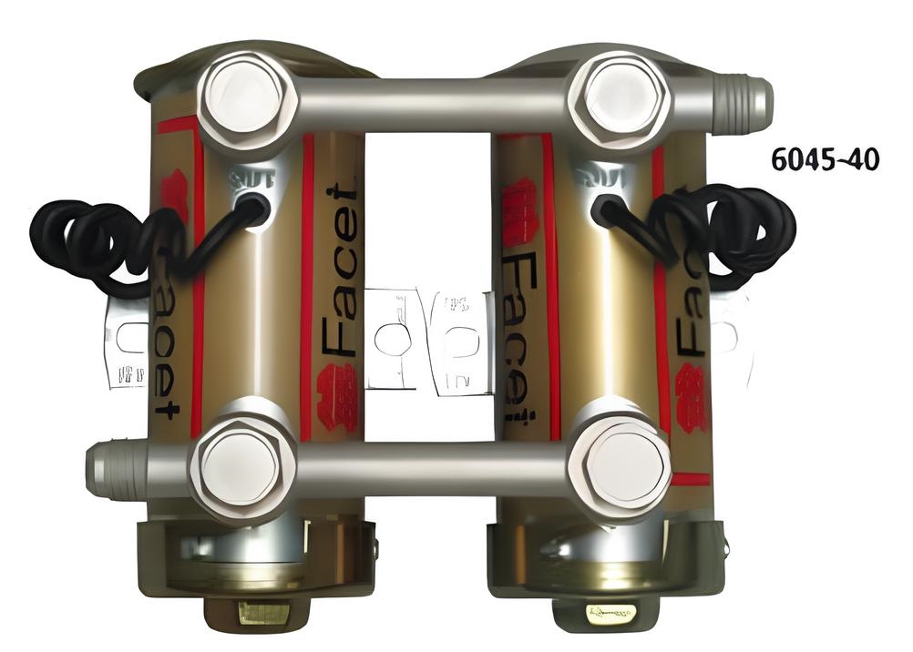 Pumpenverbinder Set D6 für Facet Benzinpumpen Silver Top