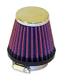 K&N Universalluftfilter, 43mm Flansch Konische Rundform, 76x51 70lg