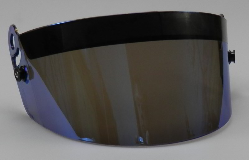 Visier für Beltenick Beltenick Full Face Carbon 611 Helm blau verspiegelt 