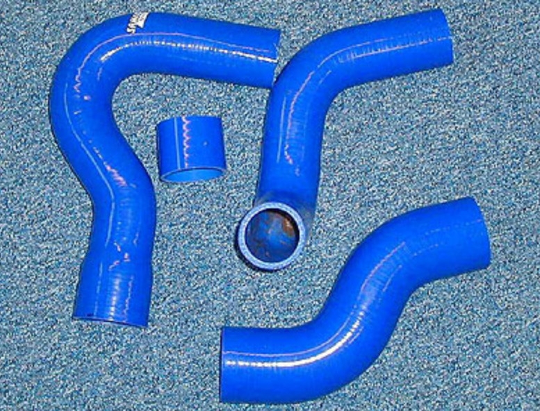 Samco Ford Escort RS Turbo MK4 Serie 2 87-91 4-teiliges Ladeluftsystem blau
