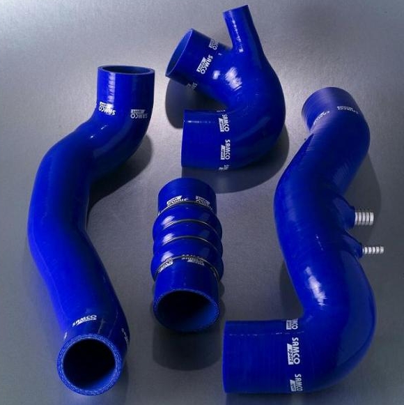 Samco Renault 21 Turbo Late Phase 2/3 4-teiliges Ladeluftsystem blau