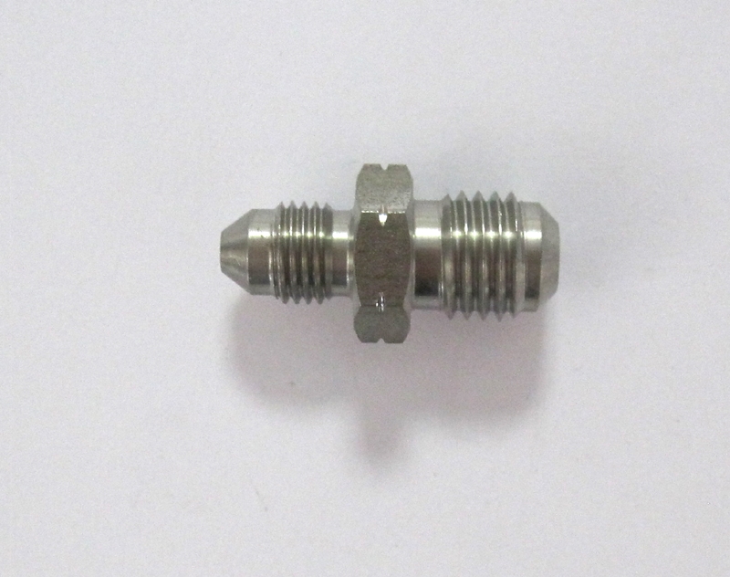 Stahladapter 3/8x24 - M12x1,5 JIC konvex - metrisch konvex