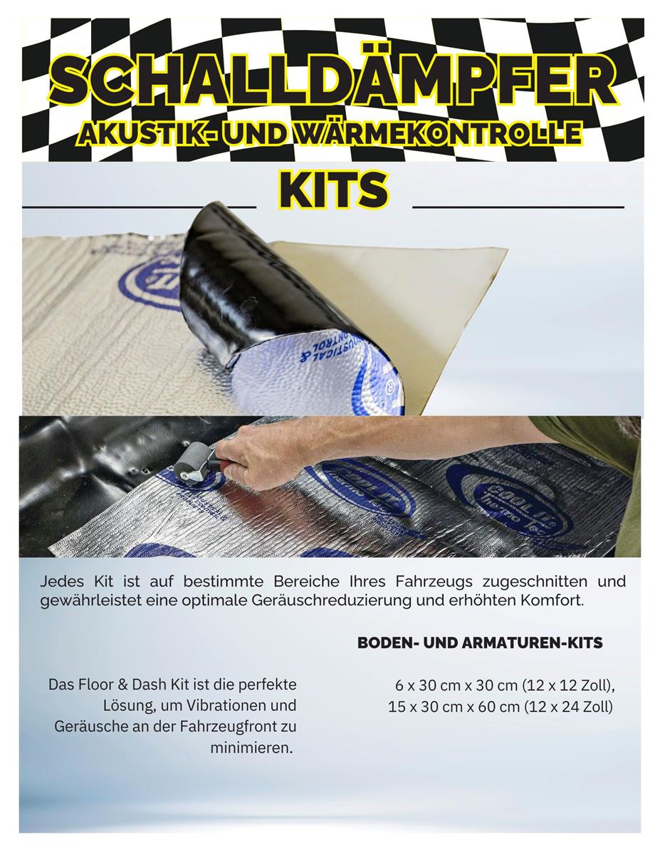 Cool It Thermo-Tec Schallschutz Boden- und Armaturenbrett-Kit 