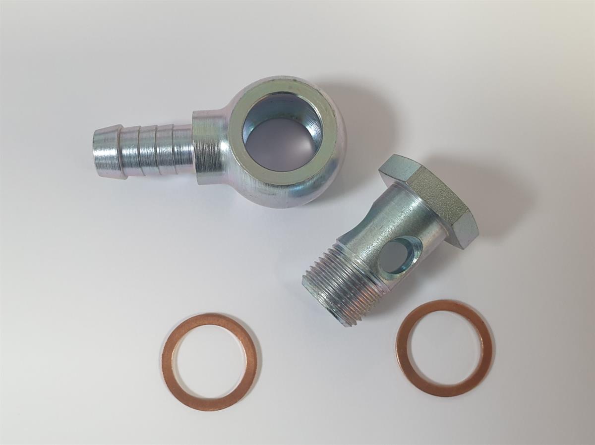 Ringstück-Satz Ansaug für Bosch / Beltenick / OBP Pumpe - M18x1,5 auf 13mm Schlauch