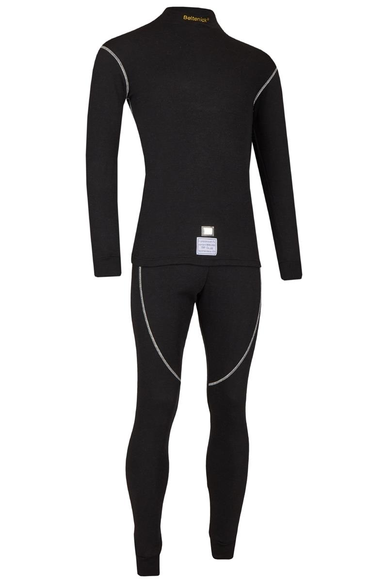 Beltenick FIA Unterwäsche schwarz FIA 8856-2018 Hose + Pullover 