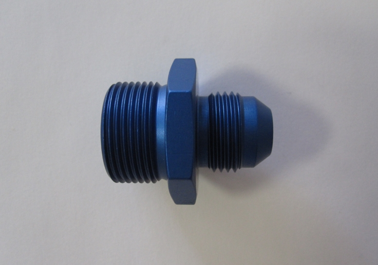 Aluadapter JIC/DIN 08AN, Dash 8  (3/4-16 UNF) / M24x1,5