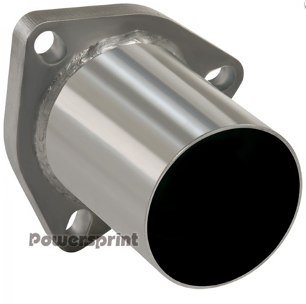 Dreiecks Flansch Rohrverbinder 76 mm Ø 100mm Länge