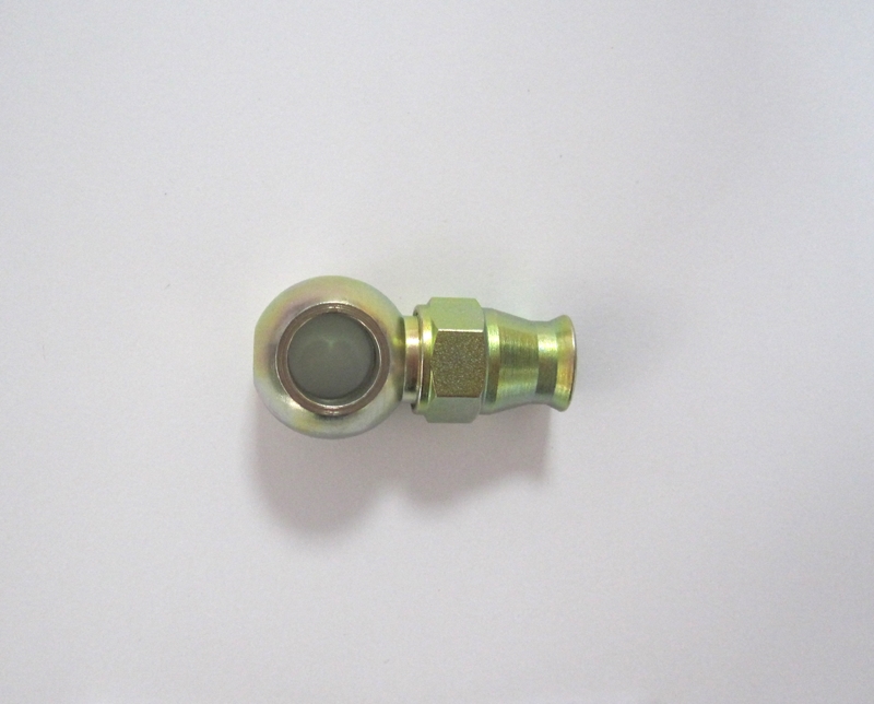 Anschluß Banjo 11mm kurz Stahl 7/16 AN04