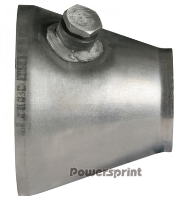 Powersprint Kat-Anschluss-Konus symmetrisch Ø innen 120mm - Ø innen 63,5mm, Lambda-Anschluss