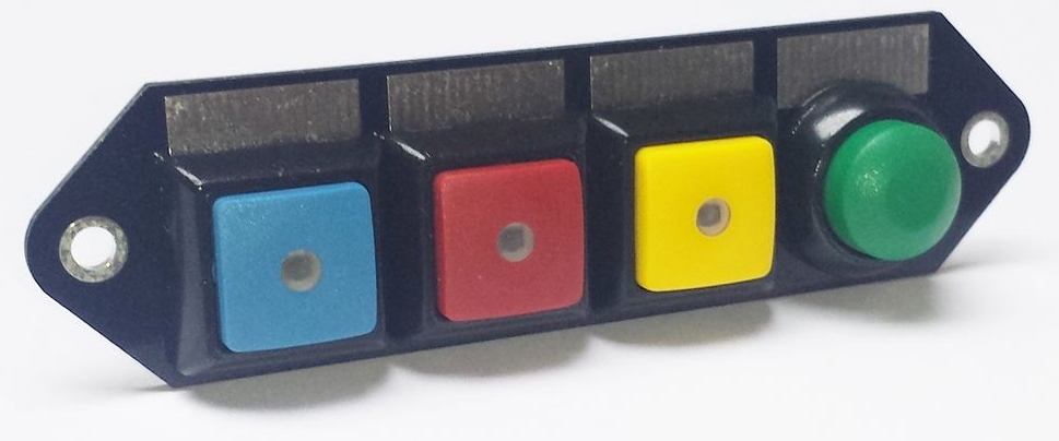 Schaltleiste blank für Cartek Power Distribution Module CARTEK PDM Switch Panel 4W (multi-col + START, plain)