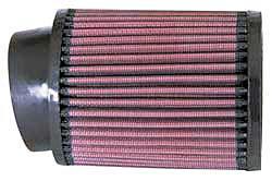 K&N Universalluftfilter, 70mm Flansch Rund Zylindrisch, 102x102 127lg