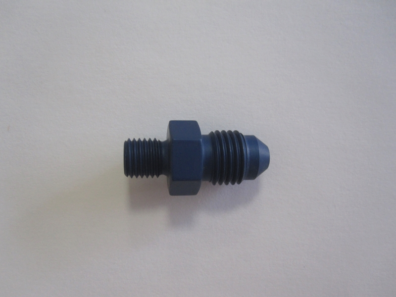 Aluadapter JIC/DIN 04AN, Dash 4 (7/16x20 UNF) / M8x1,0