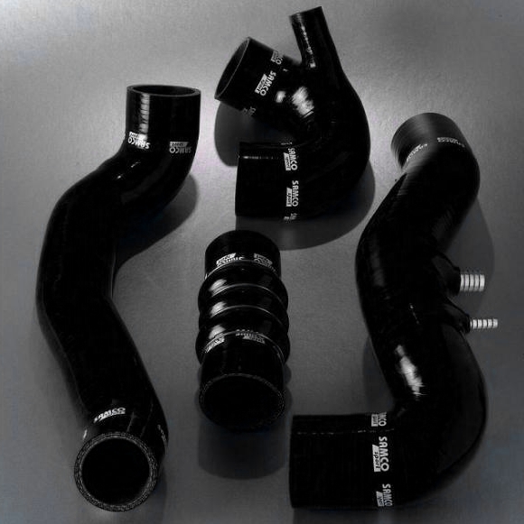 Samco Renault 21 Turbo Late Phase 2/3 4-teiliges Ladeluftsystem schwarz