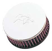 K&N Universalluftfilter, 62mm Flansch Rund Zylindrisch, 127x127 51lg