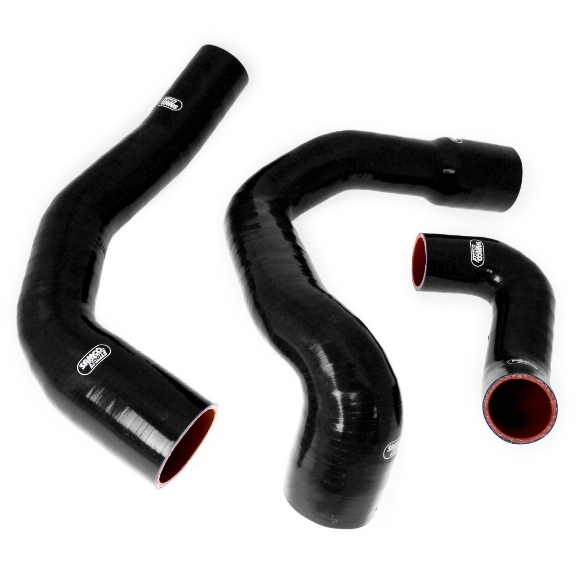 Samco Ford Focus ST 250 Eco Boost (Mk3) 2012- 3-teiliges Turbo-Schlauchkit schwarz