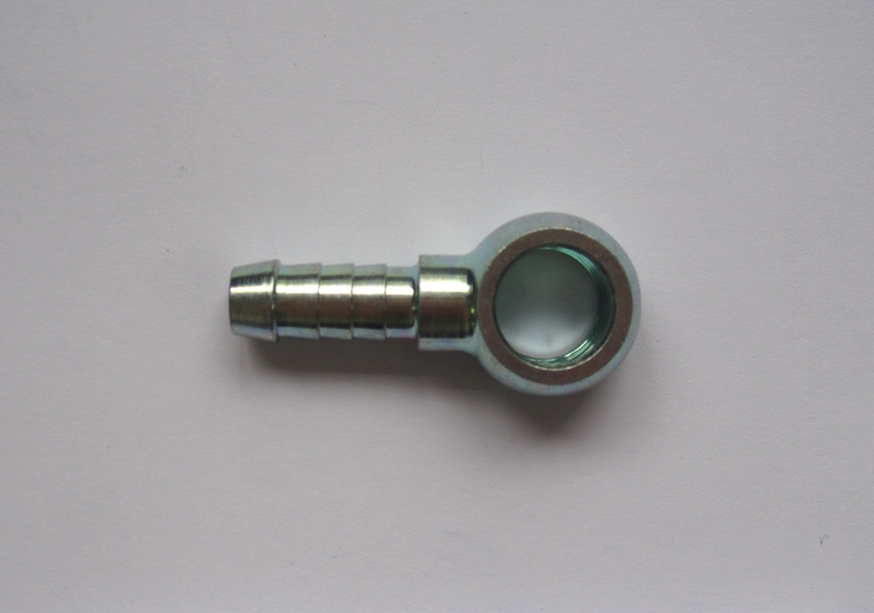 Stahl-Ringstück 8mm Schlauch Bohrung 12mm Durchmesser