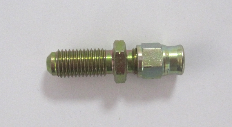Anschluß Einschraub M10x1,25 konvex verz. Dash 03 bulkhead lange Ausführung