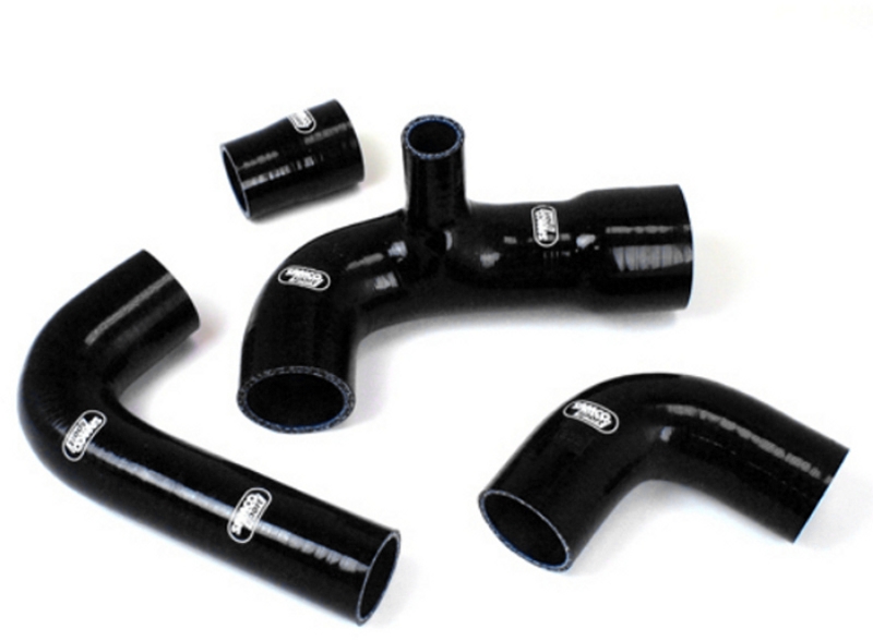 Samco Fiat Uno Turbo MKII 91-94 4-teiliges Ladeluftsystem schwarz