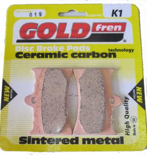 Bremsbeläge Gold fren (Grimeca 4-kolben) Typ (4-Kolben) 019 Material K1
