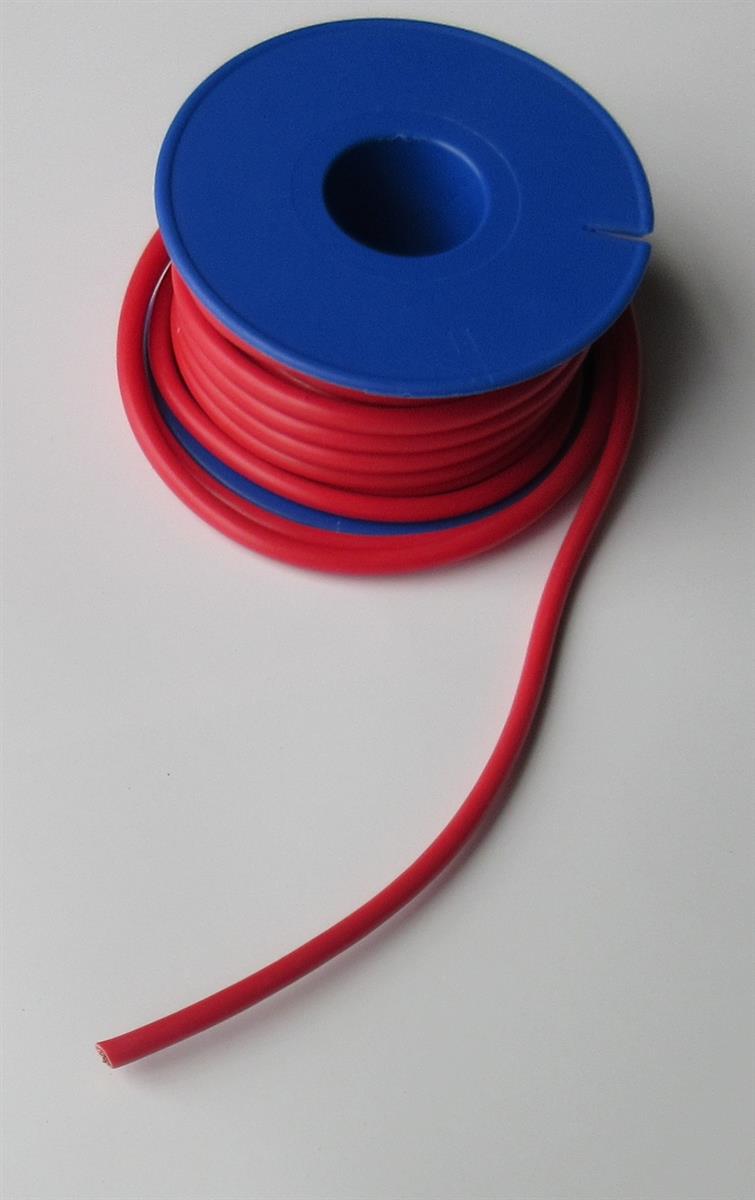 Fahrzeugleitung 1x6,0mm² rot, 10m Rolle