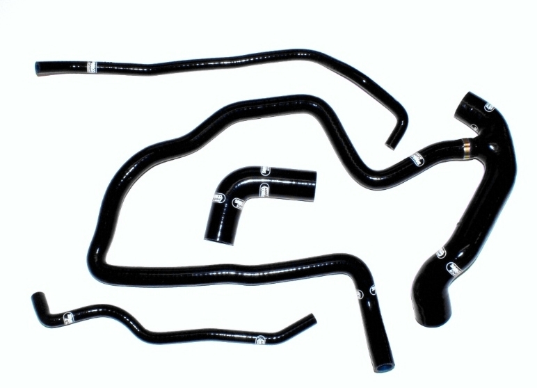 Samco Opel Corsa 1.2 16v (Non Twinport Models) 00-08 4-teiliges Kühlwasser-Schlauchkit schwarz