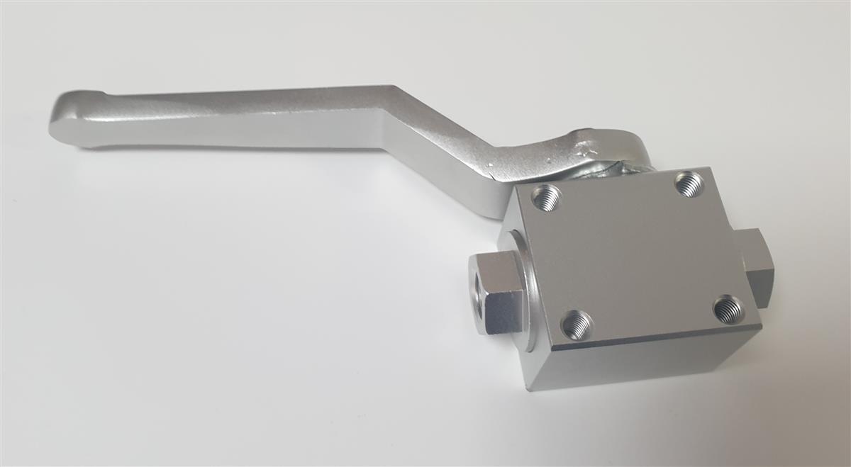Absperrventil Aluminium Anschlüsse M10x1 innen