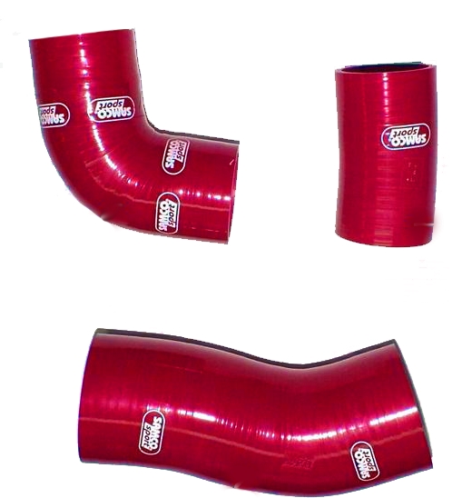 Samco Nissan Silvia S14 SR20DETT R/H drive & L/H drive 3-teiliges Ladeluftsystem rot