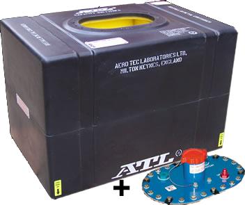 ATL Sicherheitstank 26 gal. 100ltr. FIA FT3 zugelassen komplett mit Deckplatte