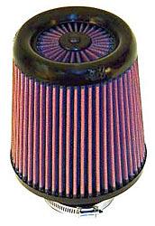 K&N Universalluftfilter, 76mm Flansch Konische Rundform, 140x127 165lg