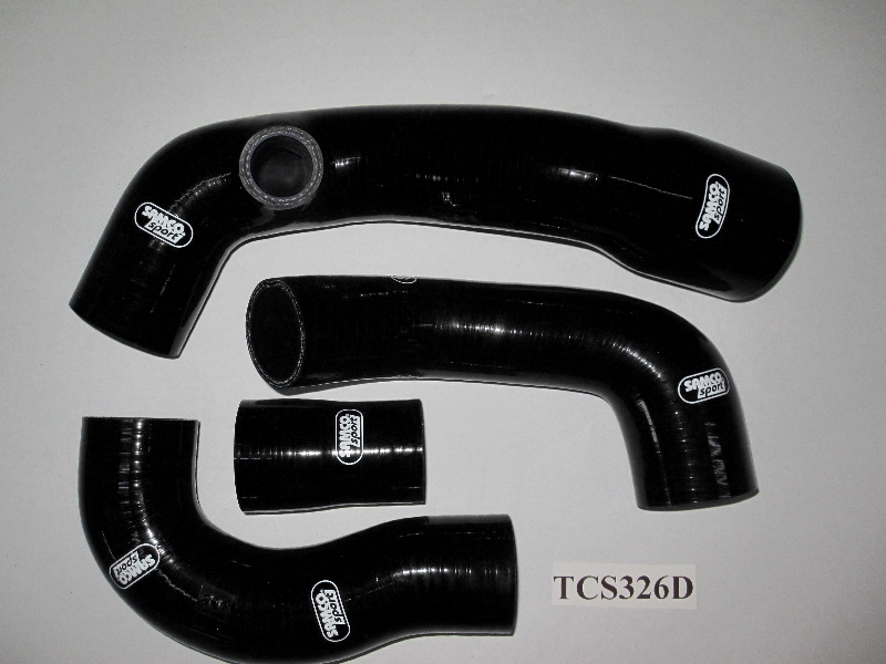 Samco Fiat Punto GT Turbo 1400 93-97 4-teiliges Ladeluftsystem schwarz