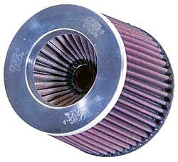 K&N Universalluftfilter, 76mm Flansch Konische Rundform, 152x133 127lg