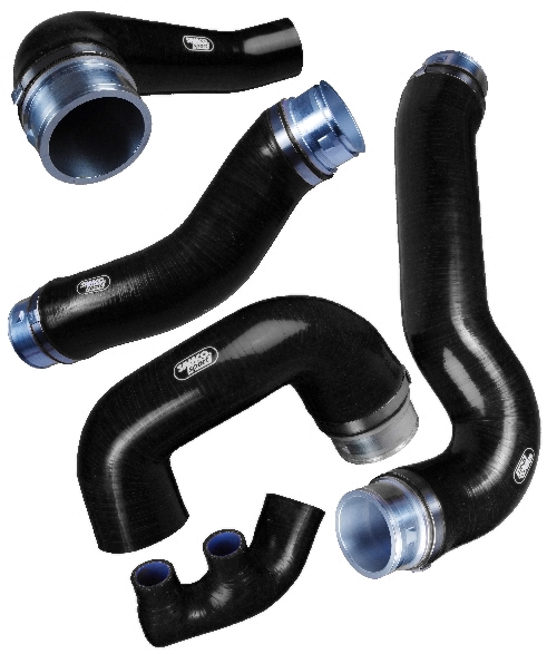 Samco Kit Porsche 996 TT/X50/GT2/TURBO S 5-teiliges Ladeluftsystem schwarz