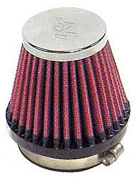 K&N Universalluftfilter, 55mm Flansch Konische Rundform, 76x51 70lg