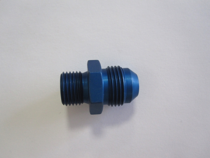 Aluadapter JIC/DIN 08AN, Dash 8  (3/4-16 UNF) / M16x1,5
