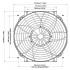 12V Kühlerventilator 295mm (12") Davies Craig Brushless 
bürstenlos, 2200m3/h blasend und saugend dual