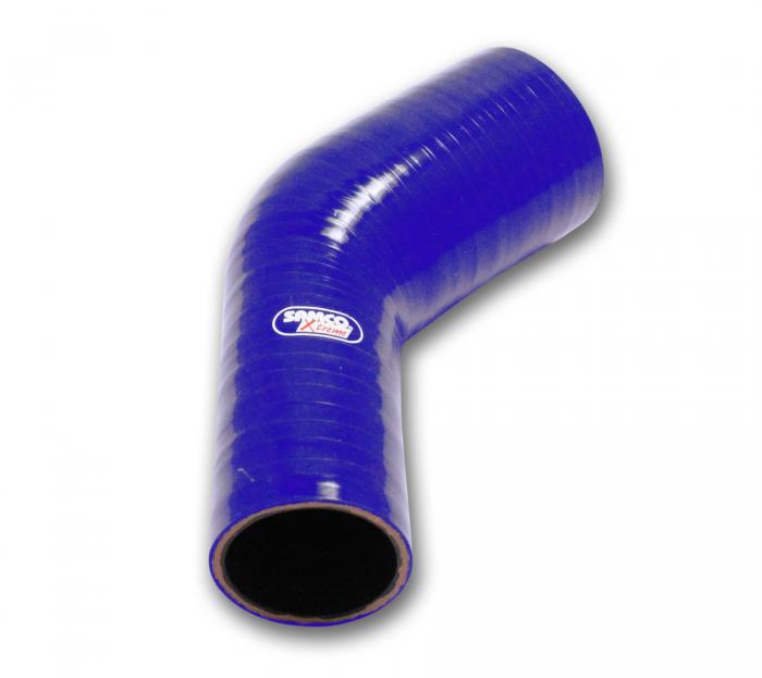 Samco Xtreme Reduzierstück 45° 60-57mm 
 blau