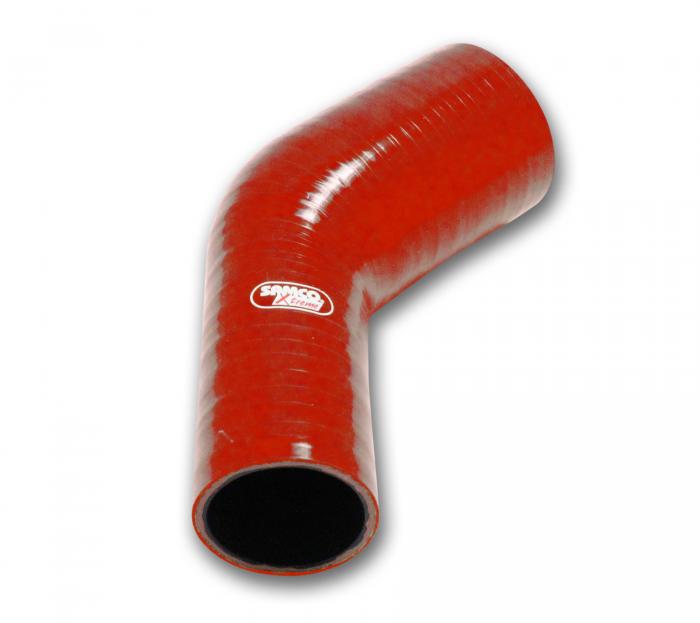 Samco Xtreme Reduzierstück 45° 65-60mm 
 rot