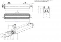 Laminova Ölkühler Wärmetauscher 329mm / 395mm 
Dual Core / Doppelkern