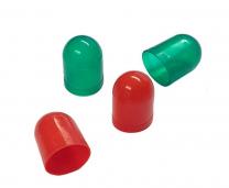 VDO INDICATOR BULB COVERS IN RED AND GREEN